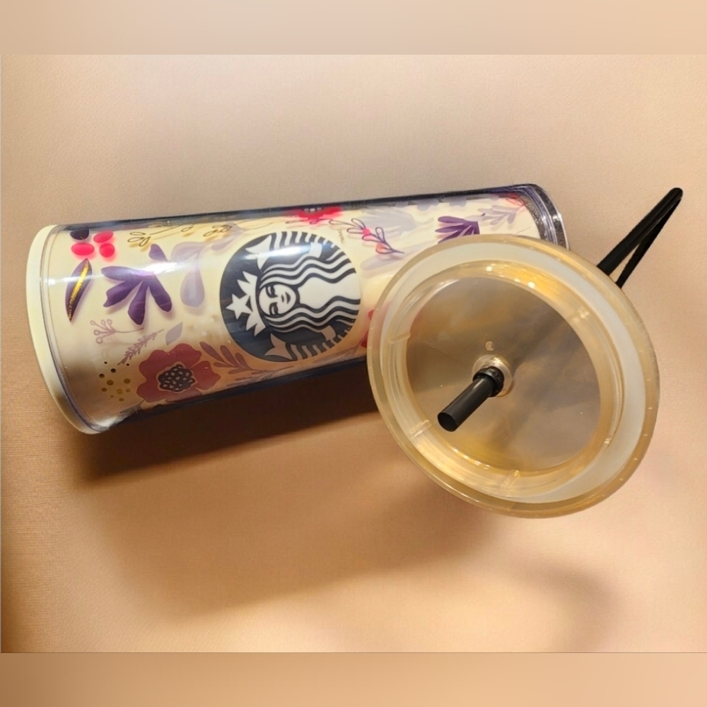 Starbucks Rare Venti Cold Cup 2014 Floral Harvest CollectionNWT COLLECTIBLE ITEM - Picture 5 of 7